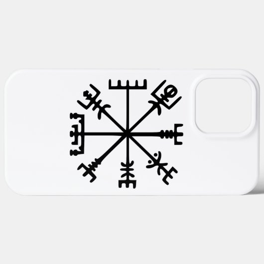 Vegvísir (Viking Compass) Case-Mate iPhone Case (Achterkant (horizontaal))