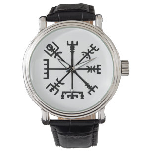 Vegvísir (Viking Compass) Horloge