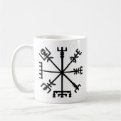 Vegvísir (Viking Compass) Koffiemok (Links)