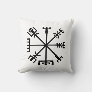 Vegvísir (Viking Compass) Kussen