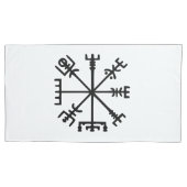 Vegvísir (Viking Compass) Kussensloop (Voorkant-Links)