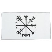 Vegvísir (Viking Compass) Kussensloop (Voorkant-Rechts)