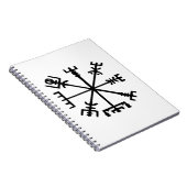 Vegvísir (Viking Compass) Notitieboek (Rechterzijde)