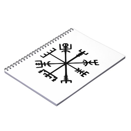 Vegvísir (Viking Compass) Notitieboek (Linkerzijde)