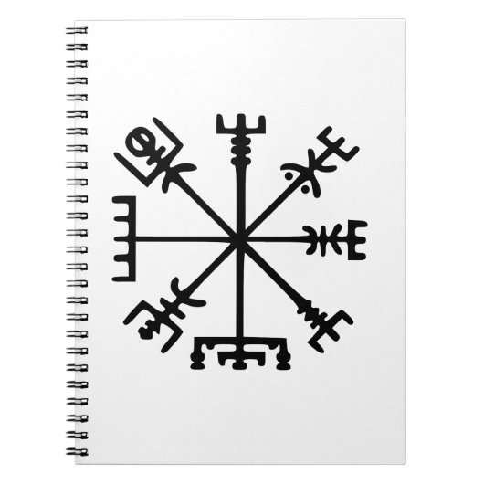 Vegvísir (Viking Compass) Notitieboek (Voorkant)