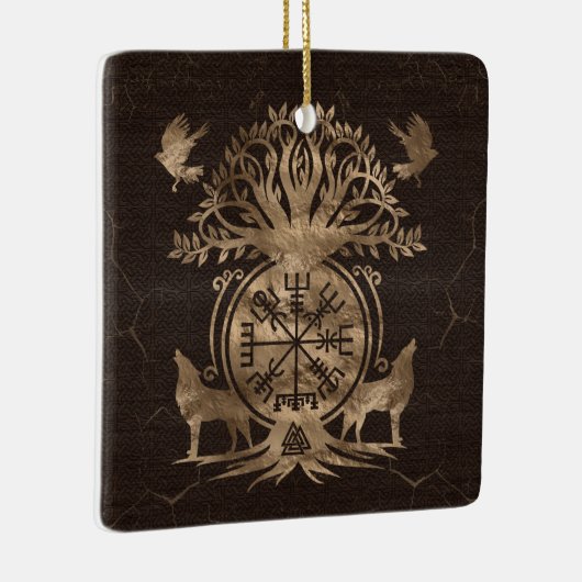 Vegvisir - Viking Compass Ornament (Rechts)