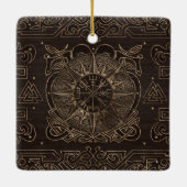 Vegvisir - Viking Compass Ornament (Achterkant)