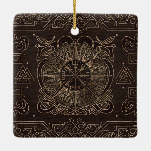 Vegvisir - Viking Compass Ornament (Achterkant)