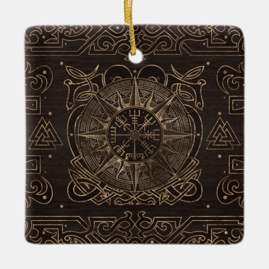 Vegvisir - Viking Compass Ornament (Voorkant)