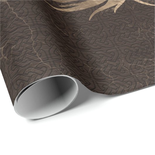 Vegvisir - Viking Compass Ornament Cadeaupapier (Rol Hoek)