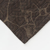 Vegvisir - Viking Compass Ornament Fleece Deken (Hoek)