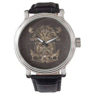 Vegvisir - Viking Compass Ornament Horloge