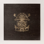 Vegvisir - Viking Compass Ornament Legpuzzel (Verticaal)