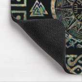 Vegvisir - Viking Compass Ornament Muismat (Hoek)