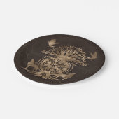 Vegvisir - Viking Compass Ornament Papieren Bordje (Gekanteld)