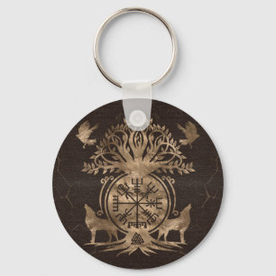 Vegvisir - Viking Compass Ornament Sleutelhanger