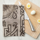 Vegvisir - Viking Compass Ornament Theedoek (Quarter Fold)