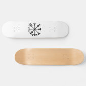 Vegvísir (Viking Compass) Persoonlijk Skateboard (Horizontaal)