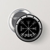 Vegvisir Viking Compass Ronde Button 5,7 Cm (Voorkant /achterkant)