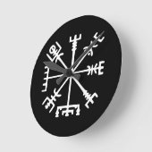 Vegvísir (Viking Compass) Ronde Klok (Hoek)