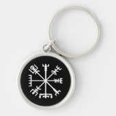 Vegvísir (Viking Compass) Sleutelhanger (Voorkant)