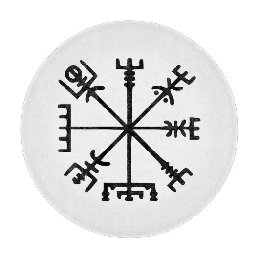 Vegvísir (Viking Compass) Snijplank (Voorkant)
