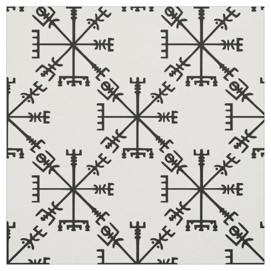 Vegvísir (Viking Compass) Stof (Swatch)