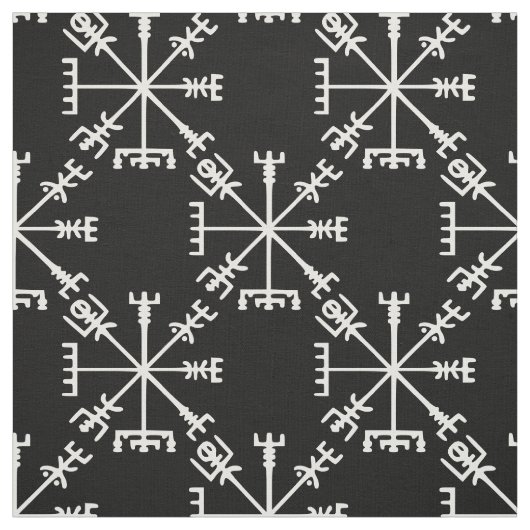 Vegvísir (Viking Compass) Stof (Swatch)