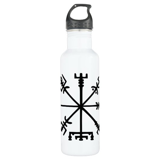 Vegvísir (Viking Compass) Waterfles (Voorkant)