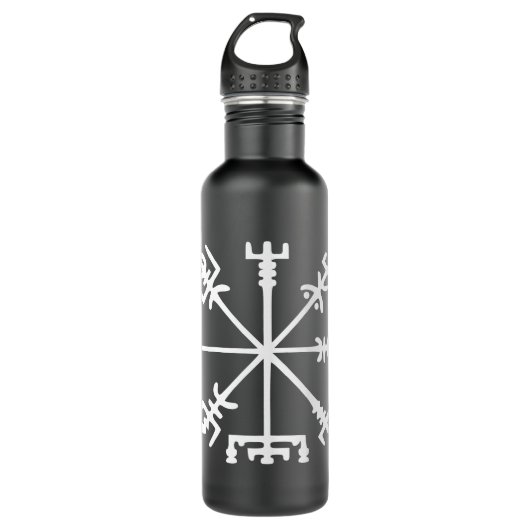 Vegvísir (Viking Compass) Waterfles (Voorkant)