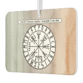Vegvisir Viking Kompas Symbool Ontwerp Luchtverfrisser (Links)