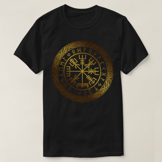 Vegvisir Viking Navigation Compass (2) T-shirt (Design voorkant)
