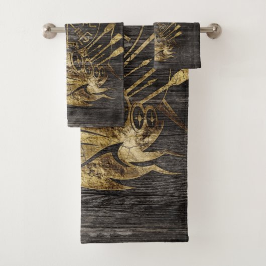 Vegvisir - Viking Navigation Compass Bad Handdoek (Insitu)