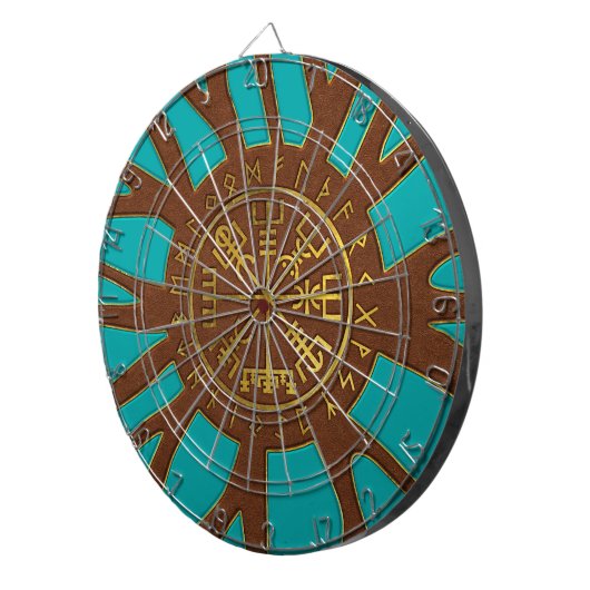 Vegvisir - Viking Navigation Compass Dartbord (Voorkant Rechts)