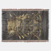 Vegvisir - Viking Navigation Compass Deken (Voorkant)