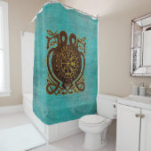 Vegvisir - Viking Navigation Compass Douchegordijn (In situ)