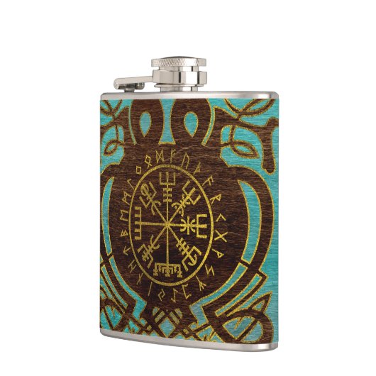 Vegvisir - Viking Navigation Compass Heupfles (Links)