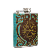 Vegvisir - Viking Navigation Compass Heupfles (Rechts)