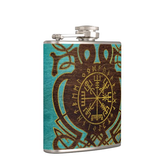 Vegvisir - Viking Navigation Compass Heupfles (Rechts)