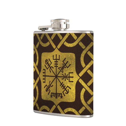 Vegvisir - Viking Navigation Compass Heupfles (Links)