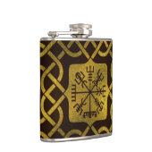 Vegvisir - Viking Navigation Compass Heupfles (Rechts)