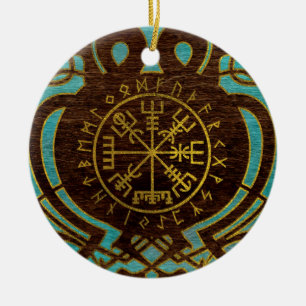 Vegvisir - Viking Navigation Compass Keramisch Ornament