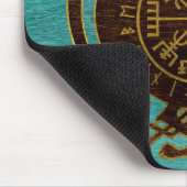 Vegvisir - Viking Navigation Compass Muismat (Hoek)