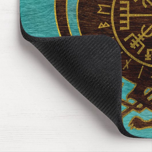 Vegvisir - Viking Navigation Compass Muismat (Hoek)