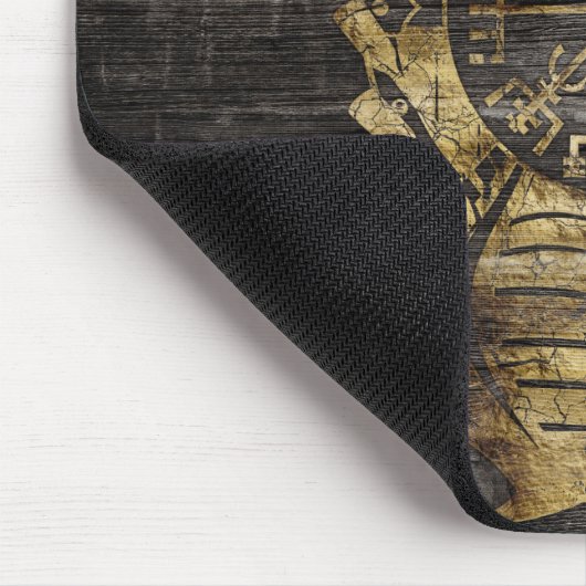 Vegvisir - Viking Navigation Compass Muismat (Hoek)