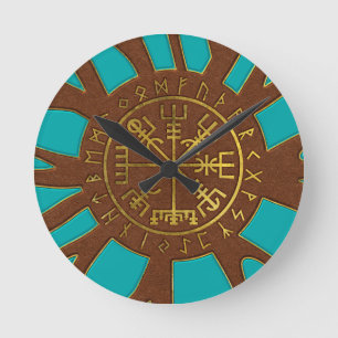 Vegvisir - Viking Navigation Compass Ronde Klok