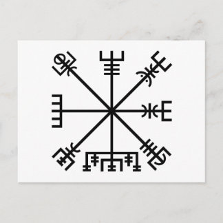 Vegvisir Viking Symbol Briefkaart