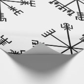 Vegvisir Viking Symbol Cadeaupapier (Hoek)