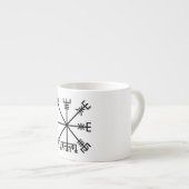 Vegvisir Viking Symbol Espresso Kop (Voorkant rechts)