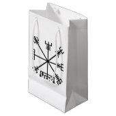Vegvisir Viking Symbol Klein Cadeauzakje (Voorkant Gekanteld)